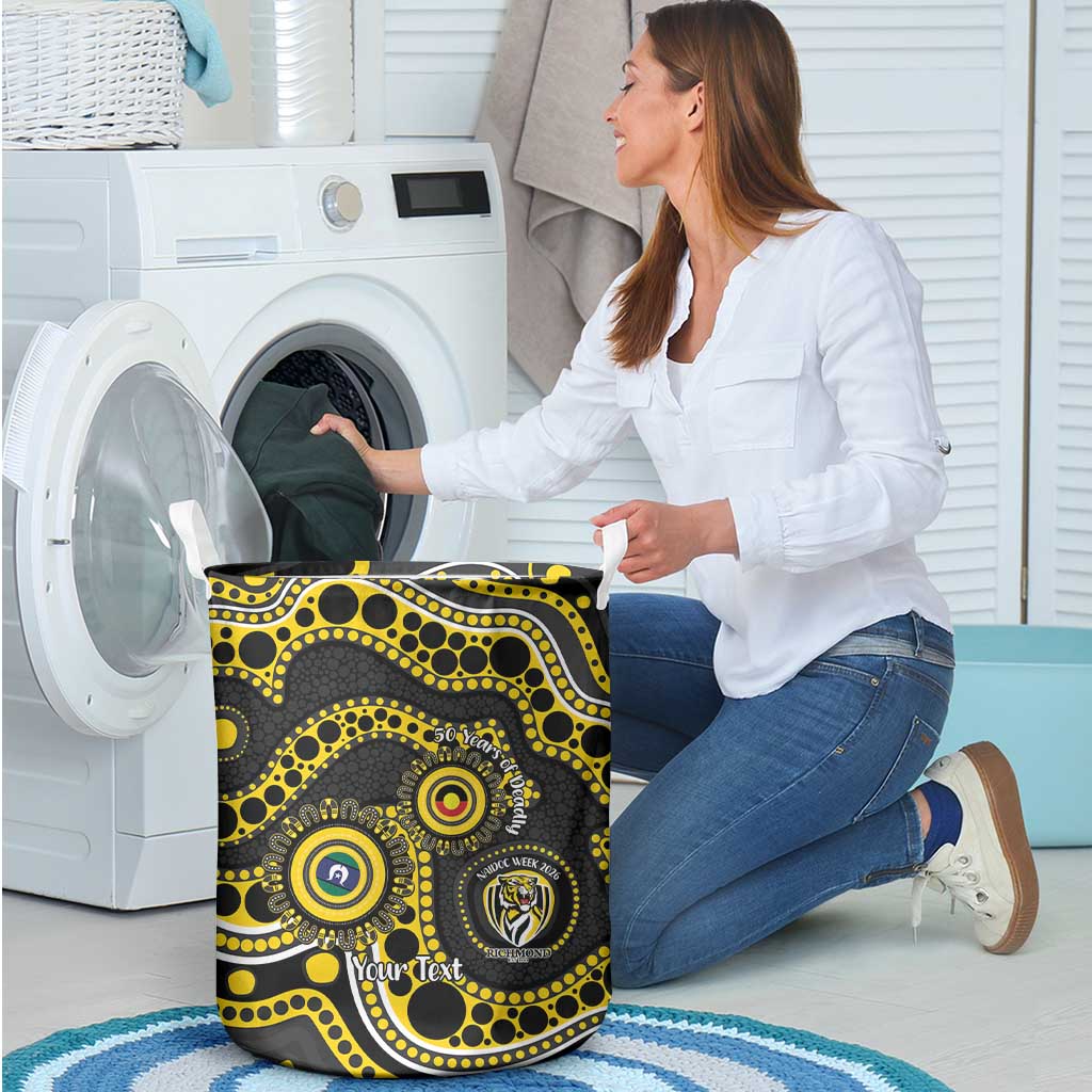 Richmond NAIDOC Week 2026 Personalised Laundry Basket 50 Years of Deadly Aboriginal Art