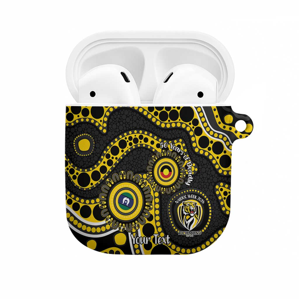 Richmond NAIDOC Week 2026 Personalised AirPods Case 50 Years of Deadly Aboriginal Art