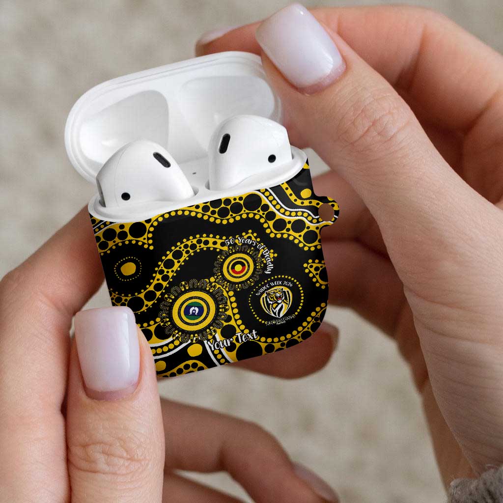 Richmond NAIDOC Week 2026 Personalised AirPods Case 50 Years of Deadly Aboriginal Art