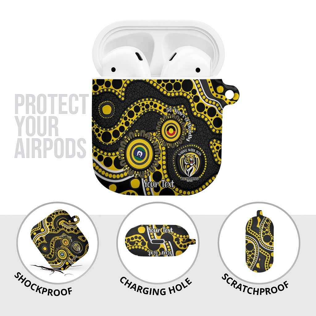 Richmond NAIDOC Week 2026 Personalised AirPods Case 50 Years of Deadly Aboriginal Art