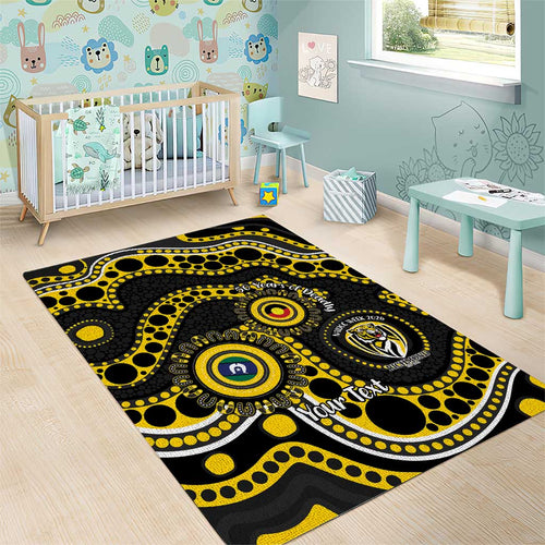 Richmond NAIDOC Week 2026 Personalised Area Rug 50 Years of Deadly Aboriginal Art