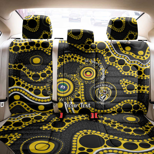Richmond NAIDOC Week 2026 Personalised Back Car Seat Cover 50 Years of Deadly Aboriginal Art