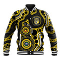 Richmond NAIDOC Week 2026 Personalised Baseball Jacket 50 Years of Deadly Aboriginal Art