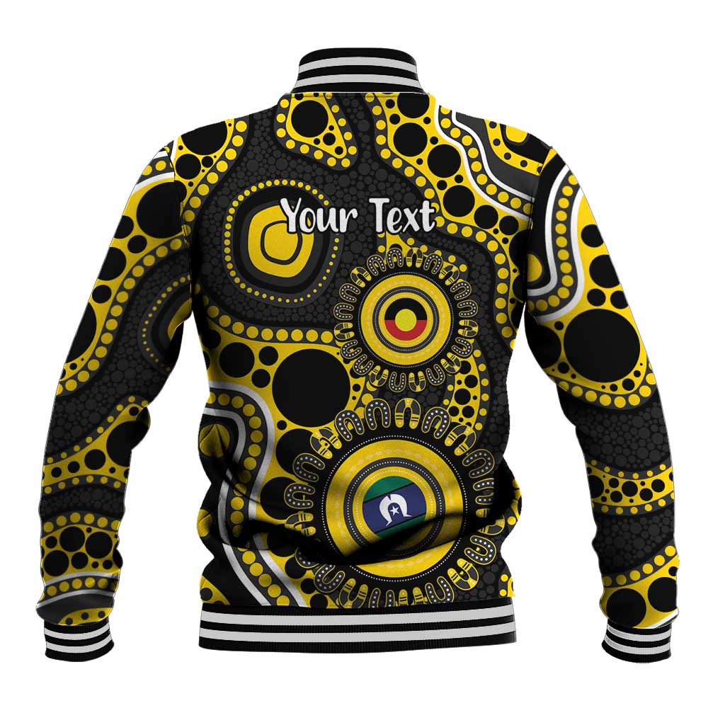 Richmond NAIDOC Week 2026 Personalised Baseball Jacket 50 Years of Deadly Aboriginal Art
