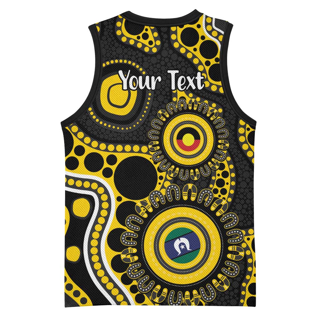 Richmond NAIDOC Week 2026 Personalised Basketball Jersey 50 Years of Deadly Aboriginal Art