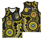 Richmond NAIDOC Week 2026 Personalised Basketball Jersey 50 Years of Deadly Aboriginal Art