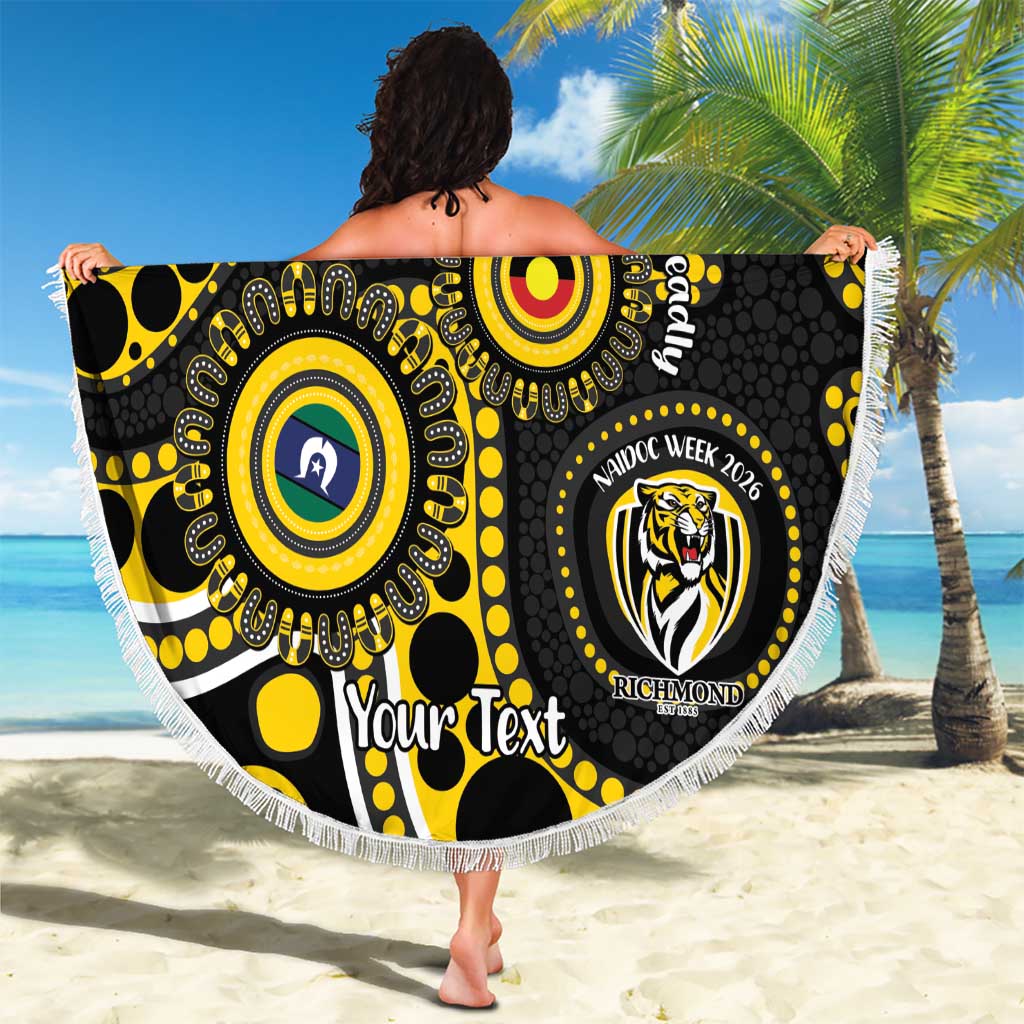 Richmond NAIDOC Week 2026 Personalised Beach Blanket 50 Years of Deadly Aboriginal Art