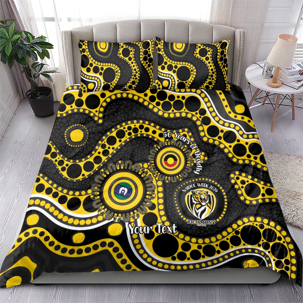 Richmond NAIDOC Week 2026 Personalised Bedding Set 50 Years of Deadly Aboriginal Art