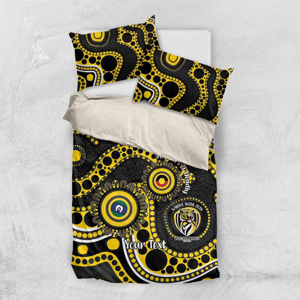 Richmond NAIDOC Week 2026 Personalised Bedding Set 50 Years of Deadly Aboriginal Art