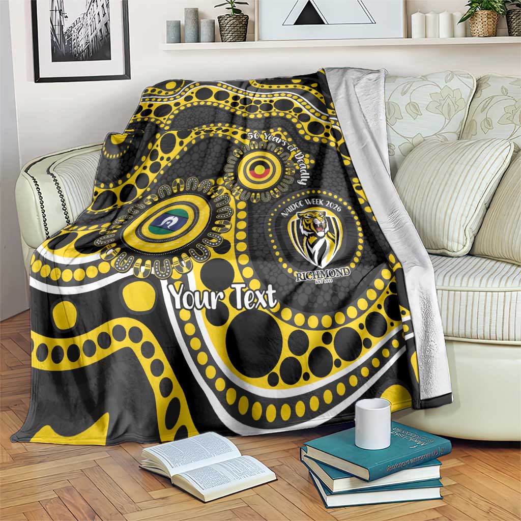 Richmond NAIDOC Week 2026 Personalised Blanket 50 Years of Deadly Aboriginal Art