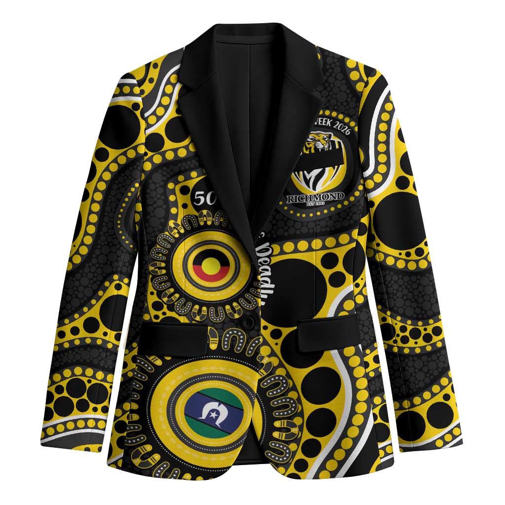 Richmond NAIDOC Week 2026 Personalised Blazer 50 Years of Deadly Aboriginal Art