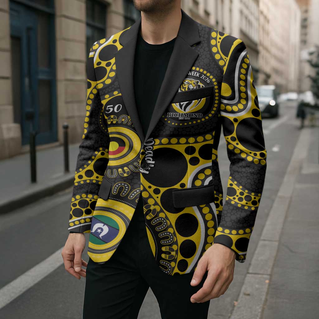 Richmond NAIDOC Week 2026 Personalised Blazer 50 Years of Deadly Aboriginal Art