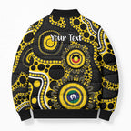 Richmond NAIDOC Week 2026 Personalised Bomber Puffer Jacket 50 Years of Deadly Aboriginal Art