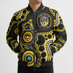 Richmond NAIDOC Week 2026 Personalised Bomber Puffer Jacket 50 Years of Deadly Aboriginal Art