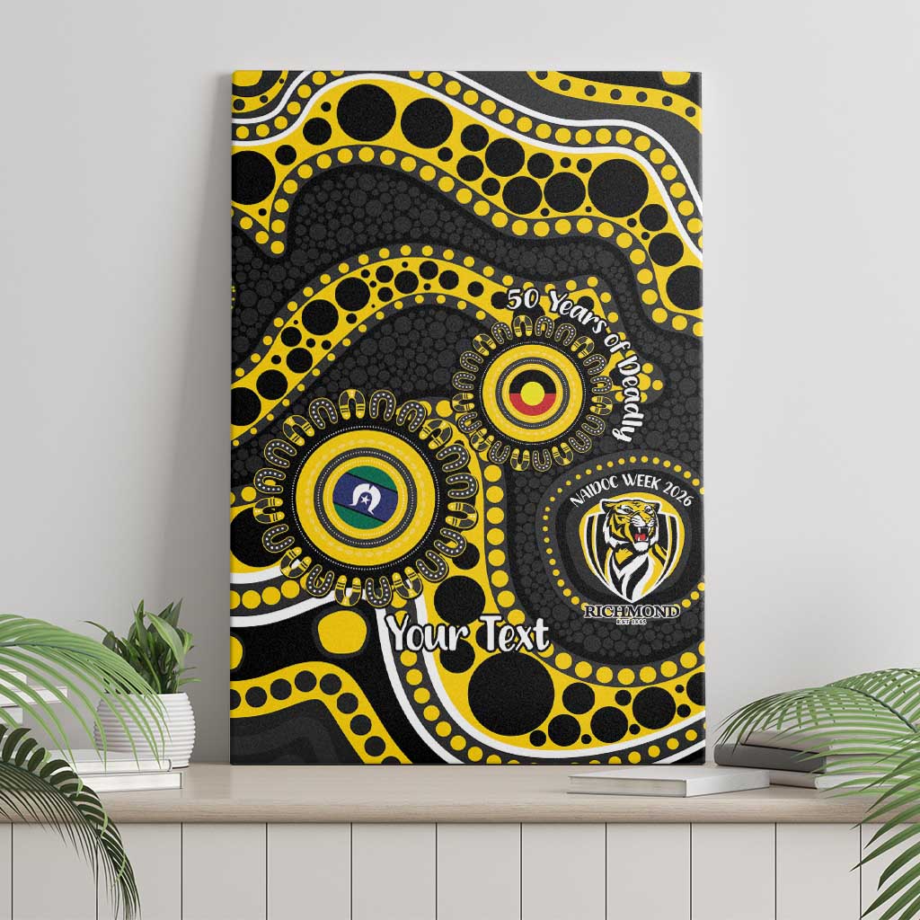 Richmond NAIDOC Week 2026 Personalised Canvas Wall Art 50 Years of Deadly Aboriginal Art