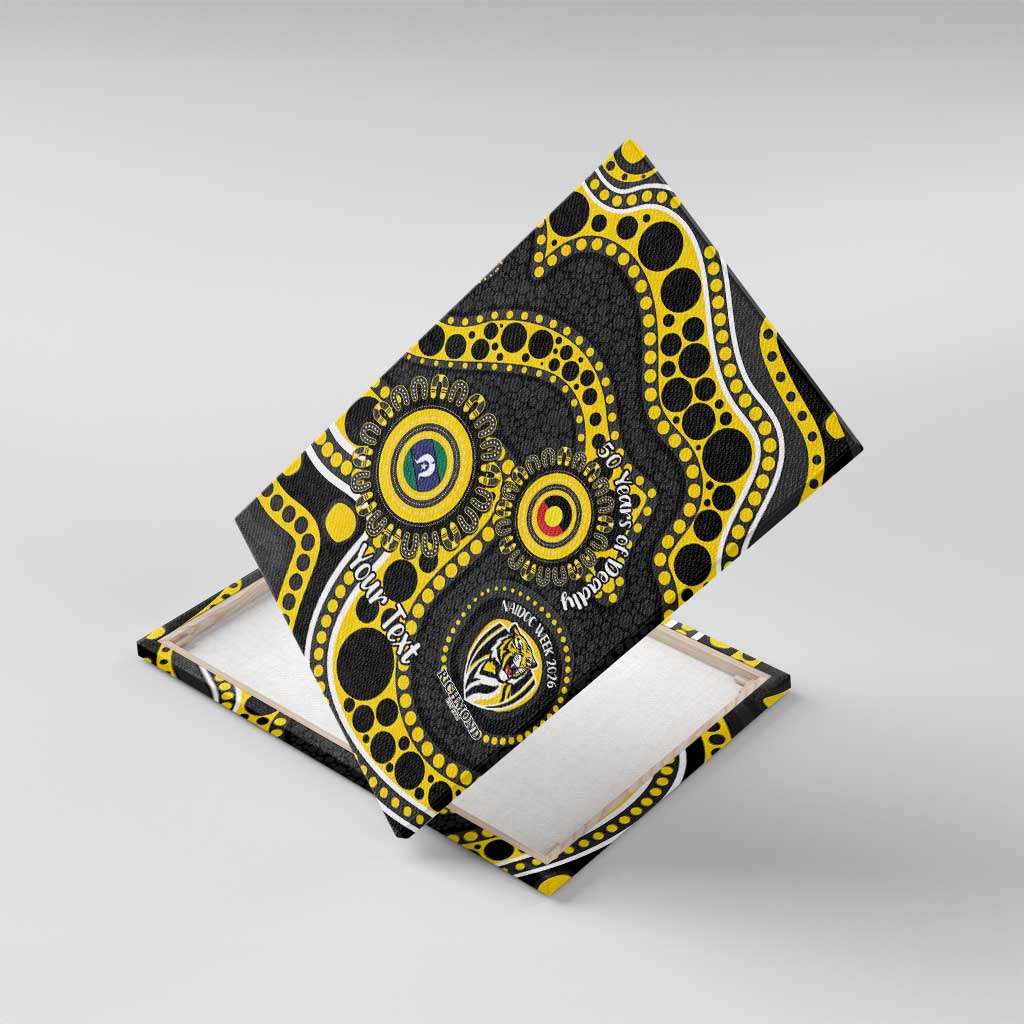 Richmond NAIDOC Week 2026 Personalised Canvas Wall Art 50 Years of Deadly Aboriginal Art