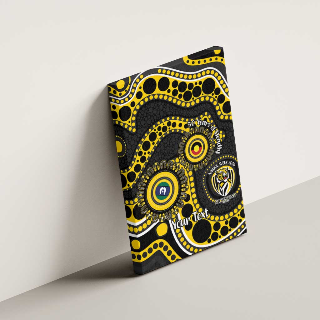 Richmond NAIDOC Week 2026 Personalised Canvas Wall Art 50 Years of Deadly Aboriginal Art