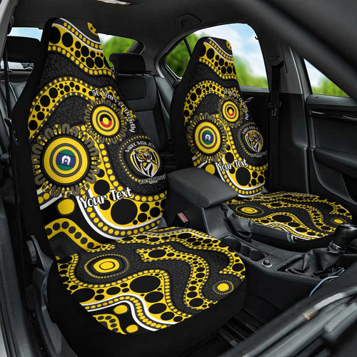 Richmond NAIDOC Week 2026 Personalised Car Seat Cover 50 Years of Deadly Aboriginal Art