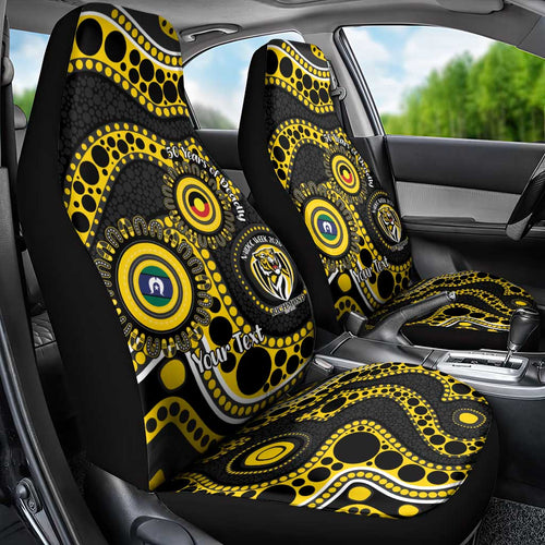 Richmond NAIDOC Week 2026 Personalised Car Seat Cover 50 Years of Deadly Aboriginal Art