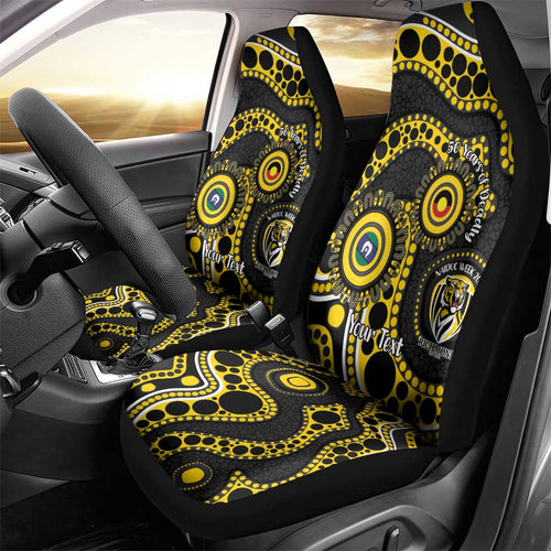 Richmond NAIDOC Week 2026 Personalised Car Seat Cover 50 Years of Deadly Aboriginal Art