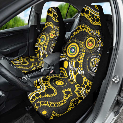 Richmond NAIDOC Week 2026 Personalised Car Seat Cover 50 Years of Deadly Aboriginal Art