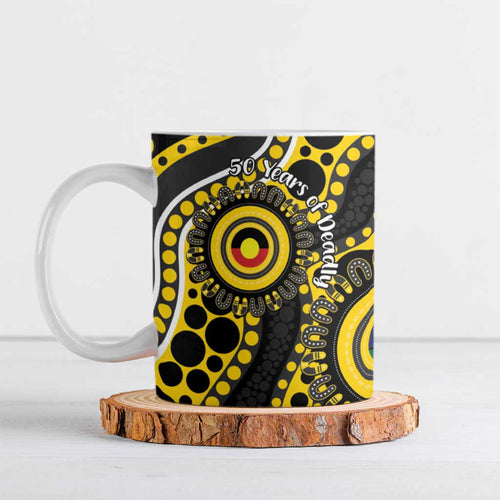 Richmond NAIDOC Week 2026 Personalised Ceramic Mug 50 Years of Deadly Aboriginal Art