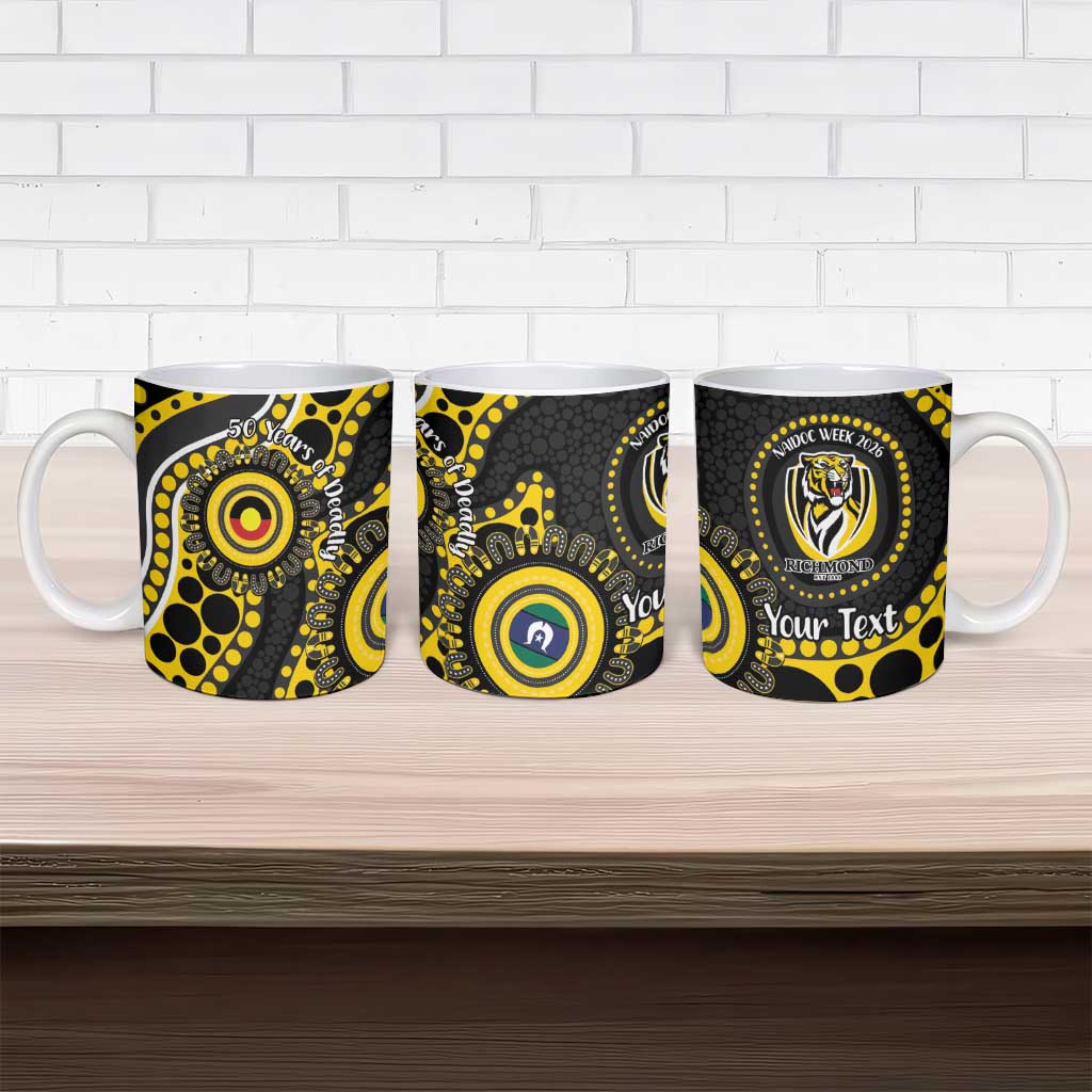 Richmond NAIDOC Week 2026 Personalised Ceramic Mug 50 Years of Deadly Aboriginal Art