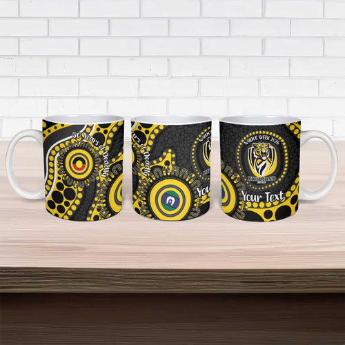 Richmond NAIDOC Week 2026 Personalised Ceramic Mug 50 Years of Deadly Aboriginal Art