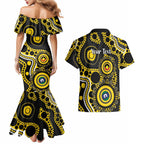 Richmond NAIDOC Week 2026 Personalised Couples Matching Mermaid Dress and Hawaiian Shirt 50 Years of Deadly Aboriginal Art