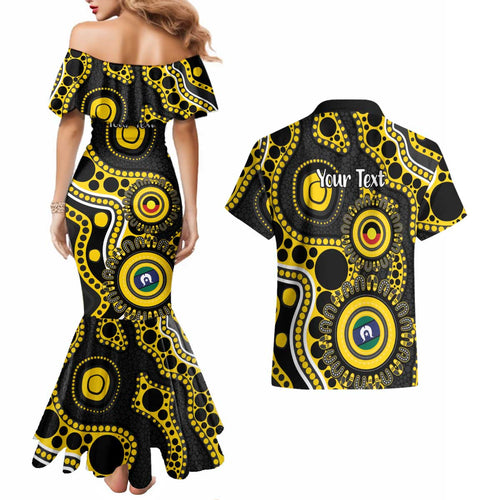 Richmond NAIDOC Week 2026 Personalised Couples Matching Mermaid Dress and Hawaiian Shirt 50 Years of Deadly Aboriginal Art