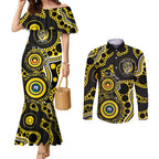 Richmond NAIDOC Week 2026 Personalised Couples Matching Mermaid Dress and Long Sleeve Button Shirt 50 Years of Deadly Aboriginal Art