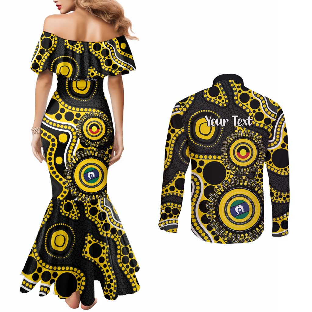 Richmond NAIDOC Week 2026 Personalised Couples Matching Mermaid Dress and Long Sleeve Button Shirt 50 Years of Deadly Aboriginal Art