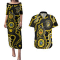 Richmond NAIDOC Week 2026 Personalised Couples Matching Puletasi and Hawaiian Shirt 50 Years of Deadly Aboriginal Art