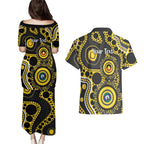 Richmond NAIDOC Week 2026 Personalised Couples Matching Puletasi and Hawaiian Shirt 50 Years of Deadly Aboriginal Art