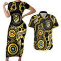Richmond NAIDOC Week 2026 Personalised Couples Matching Short Sleeve Bodycon Dress and Hawaiian Shirt 50 Years of Deadly Aboriginal Art