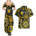 Richmond NAIDOC Week 2026 Personalised Couples Matching Summer Maxi Dress and Hawaiian Shirt 50 Years of Deadly Aboriginal Art