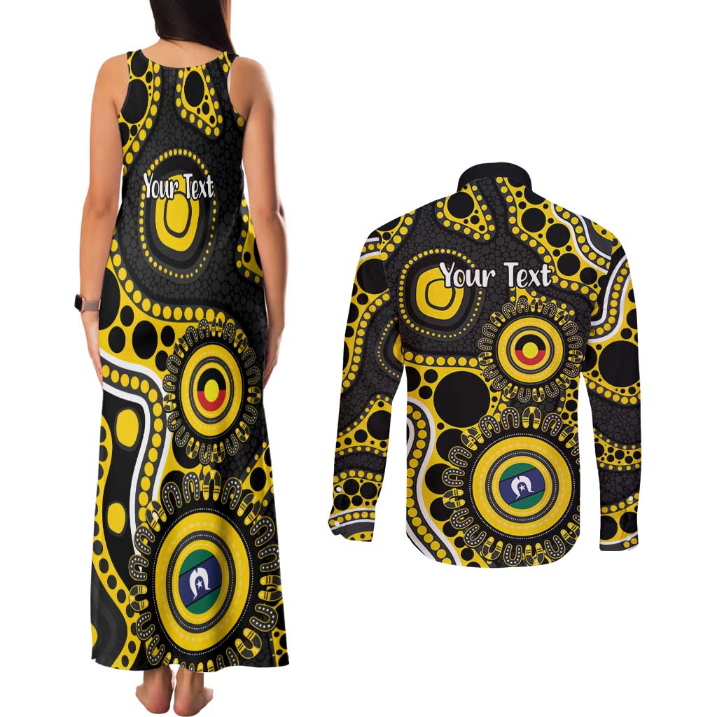 Richmond NAIDOC Week 2026 Personalised Couples Matching Tank Maxi Dress and Long Sleeve Button Shirt 50 Years of Deadly Aboriginal Art