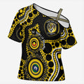 Richmond NAIDOC Week 2026 Personalised Cross Shoulder Shirt 50 Years of Deadly Aboriginal Art