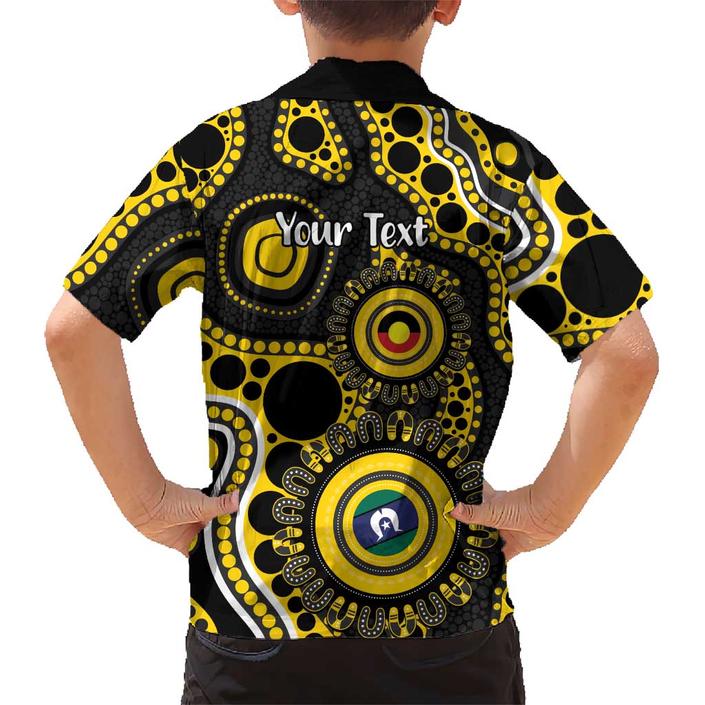Richmond NAIDOC Week 2026 Personalised Family Matching Off Shoulder Short Dress and Hawaiian Shirt 50 Years of Deadly Aboriginal Art