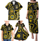 Richmond NAIDOC Week 2026 Personalised Family Matching Puletasi and Hawaiian Shirt 50 Years of Deadly Aboriginal Art