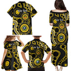 Richmond NAIDOC Week 2026 Personalised Family Matching Puletasi and Hawaiian Shirt 50 Years of Deadly Aboriginal Art