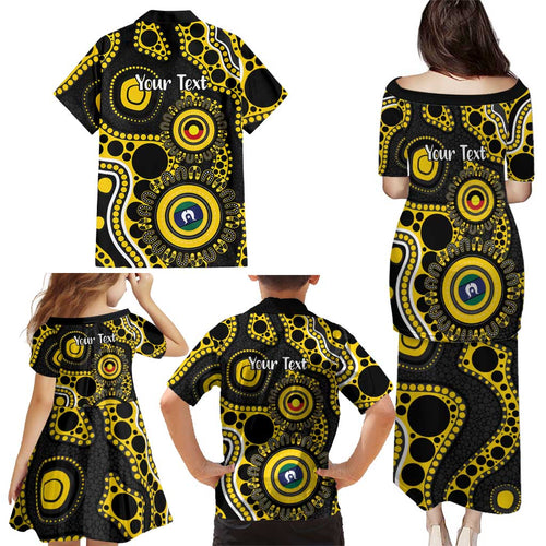 Richmond NAIDOC Week 2026 Personalised Family Matching Puletasi and Hawaiian Shirt 50 Years of Deadly Aboriginal Art
