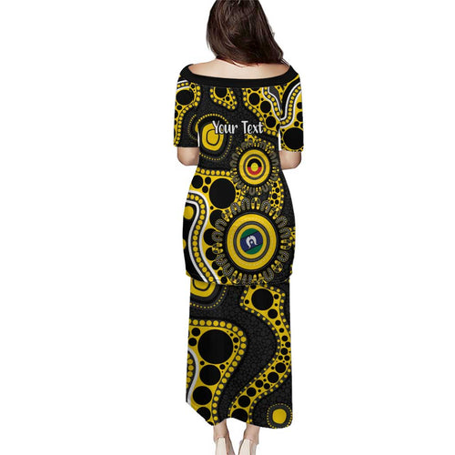 Richmond NAIDOC Week 2026 Personalised Family Matching Puletasi and Hawaiian Shirt 50 Years of Deadly Aboriginal Art