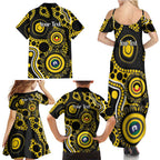Richmond NAIDOC Week 2026 Personalised Family Matching Summer Maxi Dress and Hawaiian Shirt 50 Years of Deadly Aboriginal Art