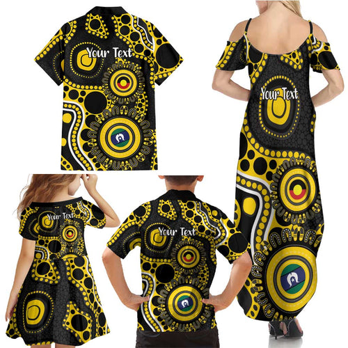 Richmond NAIDOC Week 2026 Personalised Family Matching Summer Maxi Dress and Hawaiian Shirt 50 Years of Deadly Aboriginal Art