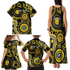 Richmond NAIDOC Week 2026 Personalised Family Matching Tank Maxi Dress and Hawaiian Shirt 50 Years of Deadly Aboriginal Art