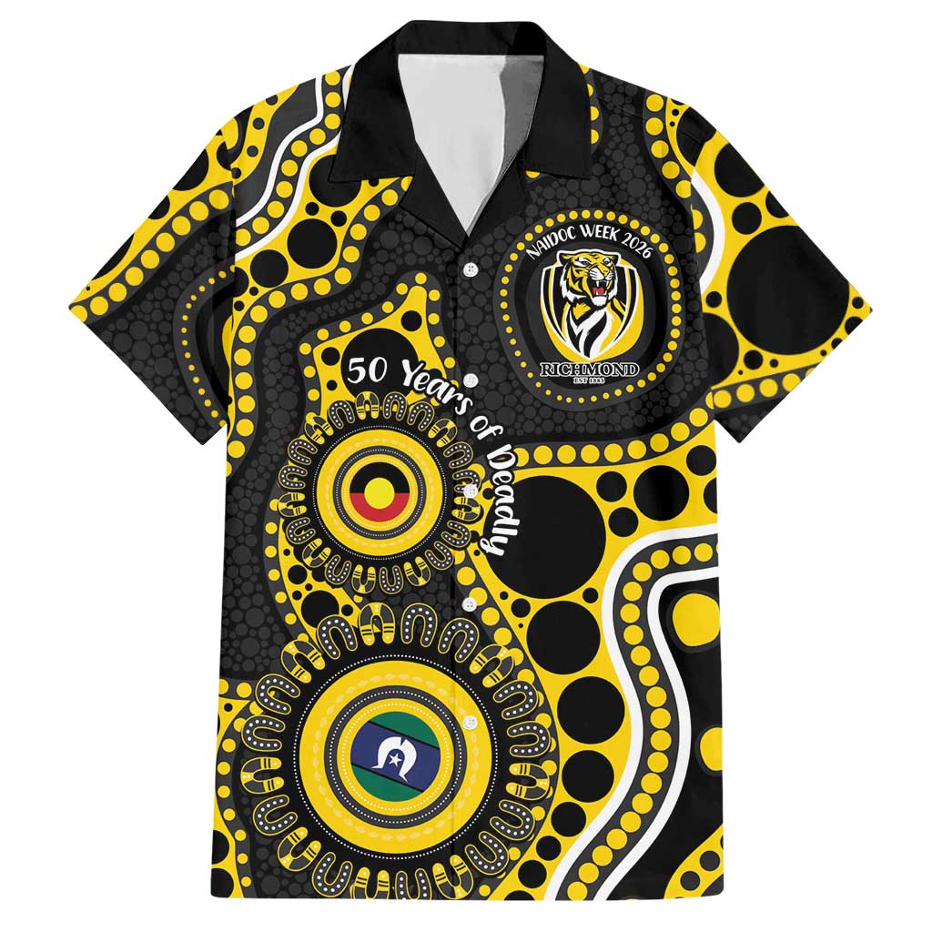 Richmond NAIDOC Week 2026 Personalised Hawaiian Shirt 50 Years of Deadly Aboriginal Art