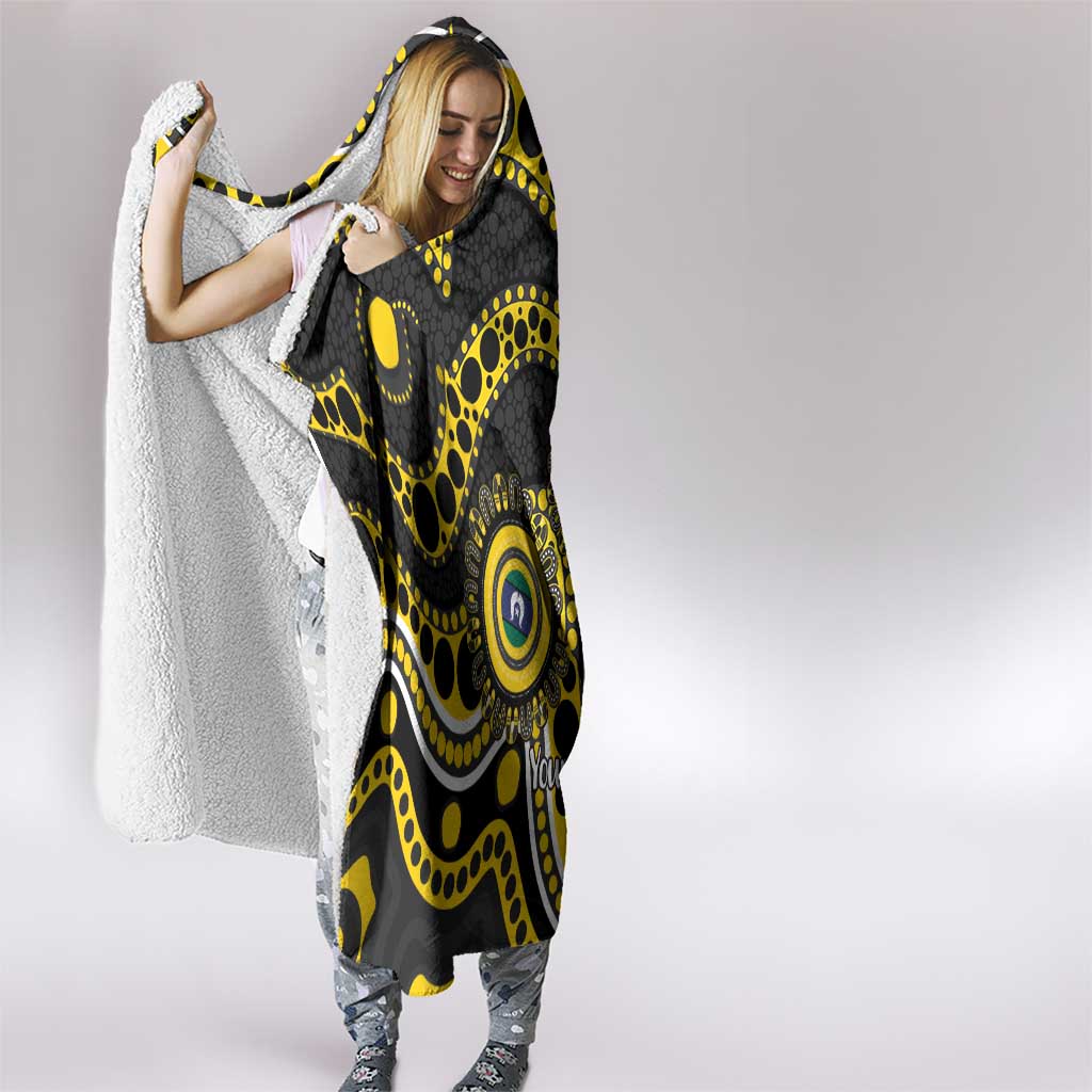 Richmond NAIDOC Week 2026 Personalised Hooded Blanket 50 Years of Deadly Aboriginal Art