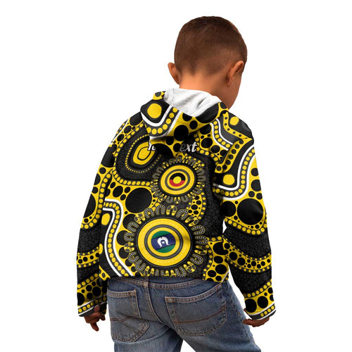 Richmond NAIDOC Week 2026 Personalised Kid Hoodie 50 Years of Deadly Aboriginal Art