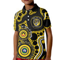 Richmond NAIDOC Week 2026 Personalised Kid Polo Shirt 50 Years of Deadly Aboriginal Art